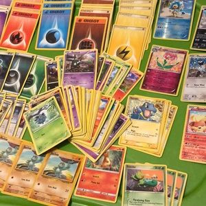 Lot of 130+ Pokémon cards ~ mostly newer cards